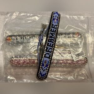 3 Rebecca Minkoff Bracelets & Carrier BAG, LOVE, DREAMER & LOVE IS LOVE ❤️